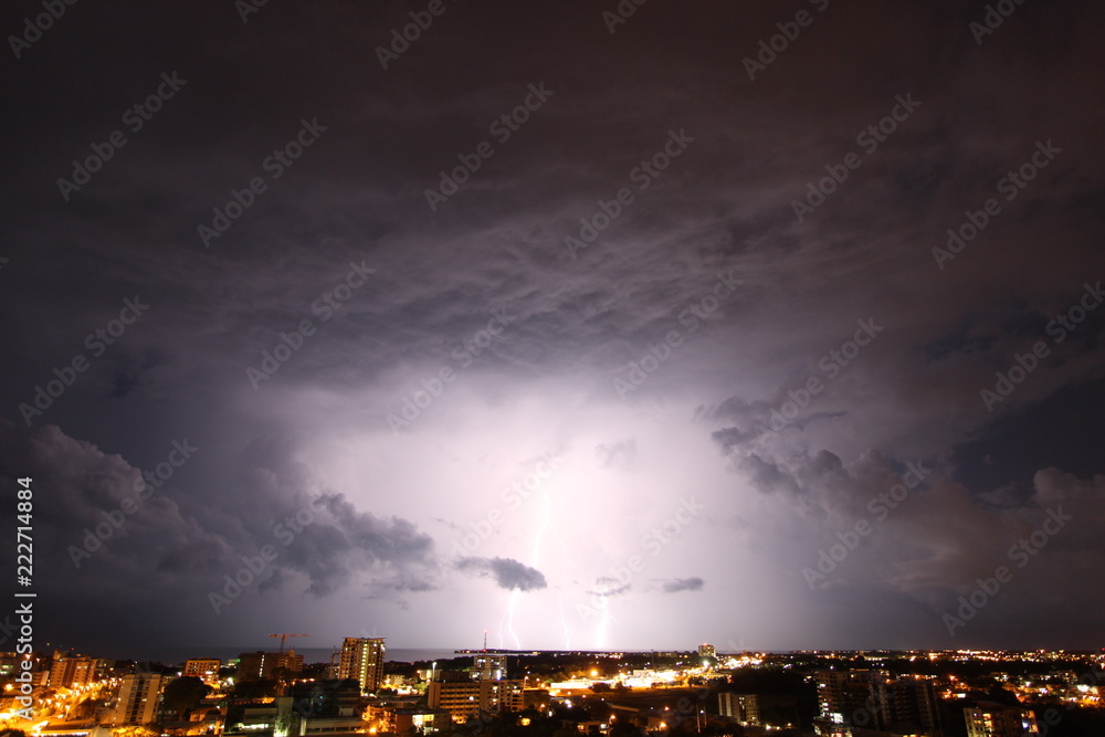 Lightning over Darwin