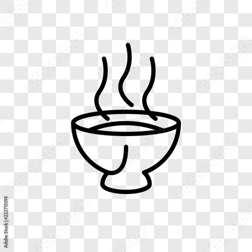 soup icons isolated on transparent background. Modern and editable soup icon. Simple icon vector illustration.