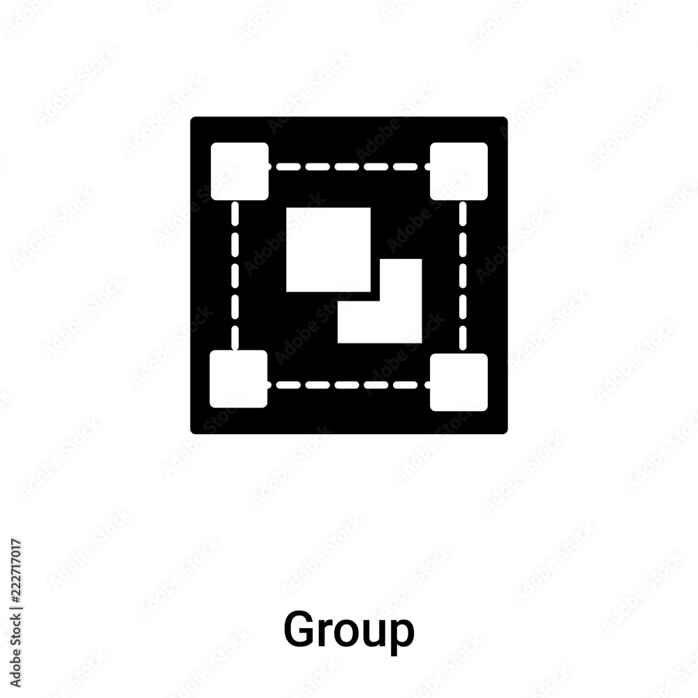 Group icon vector isolated on white background, logo concept of Group sign on transparent background, black filled symbol Group icon vector isolated on white background, logo concept of Group sign on transparent background, black filled symbol