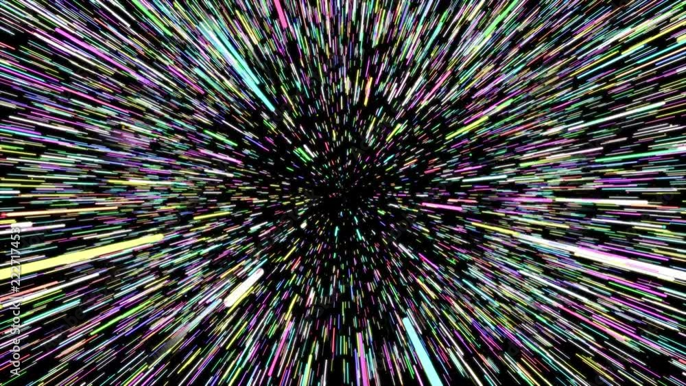 Stars Space Warp Speed through Galaxy 4K Stars Space Warp Speed through Galaxy 4K