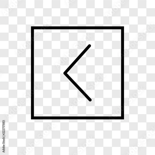 is less than icons isolated on transparent background. Modern and editable is less than icon. Simple icon vector illustration.