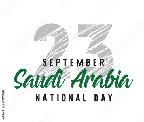 Saudi Arabia national day. September 23.