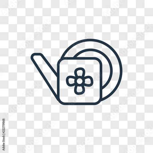 gardening icons isolated on transparent background. Modern and editable gardening icon. Simple icon vector illustration.