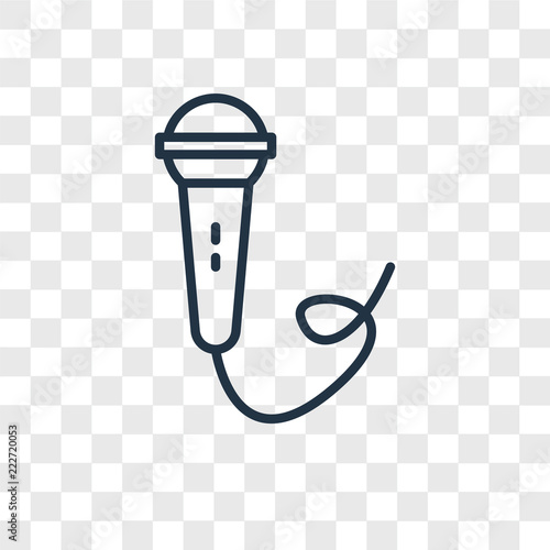 singing icons isolated on transparent background. Modern and editable singing icon. Simple icon vector illustration.