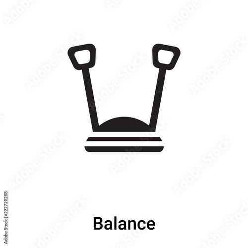 Balance icon vector isolated on white background, logo concept of Balance sign on transparent background, black filled symbol