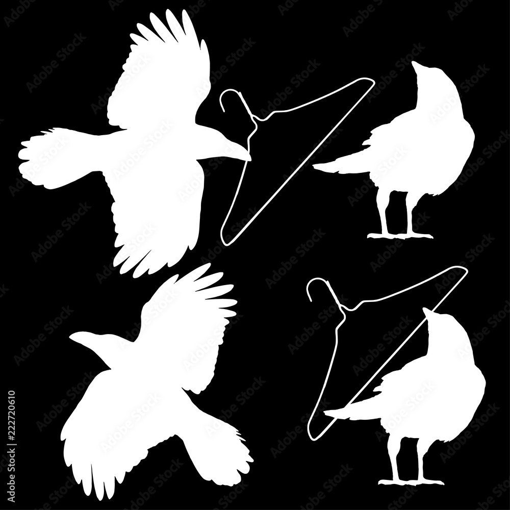 カラスのイラスト Vector De Stock Adobe Stock