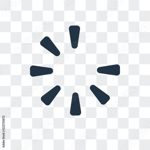 waiting icon isolated on transparent background. Modern and editable waiting icon. Simple icons vector illustration.