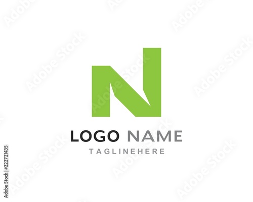 N Letter Logo Business