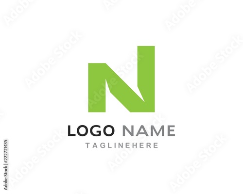 Free Download N Letter Logo Business - GFXLoad