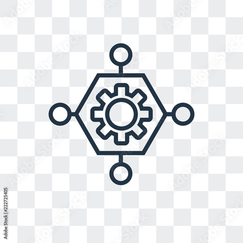 skills icon isolated on transparent background. Modern and editable skills icon. Simple icons vector illustration.