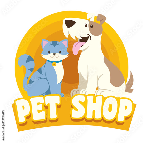 cat & dog petshop design photo