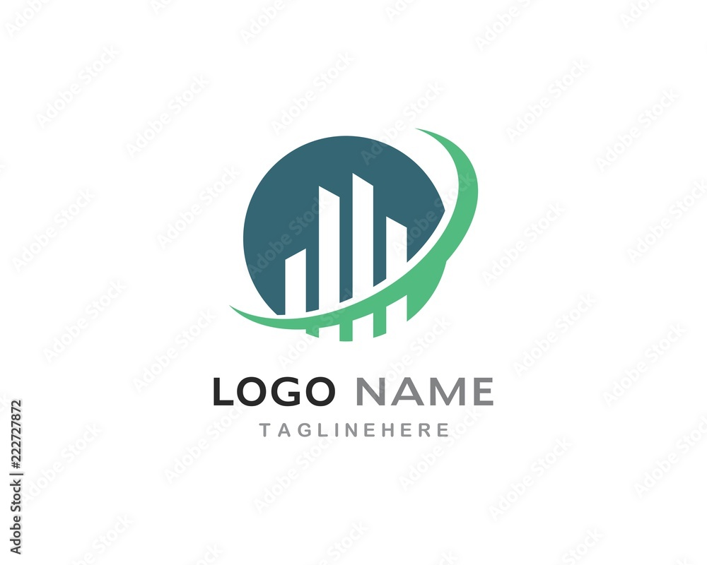 Business Finance professional logo template