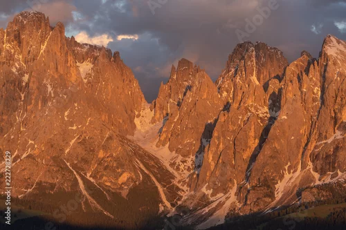 Obraz Dolomity, fotografia włoska latem