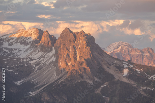 Obraz Dolomity, fotografia włoska latem