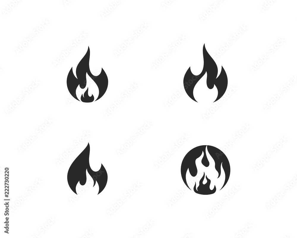 Fire flame Logo Template Fire flame Logo Template