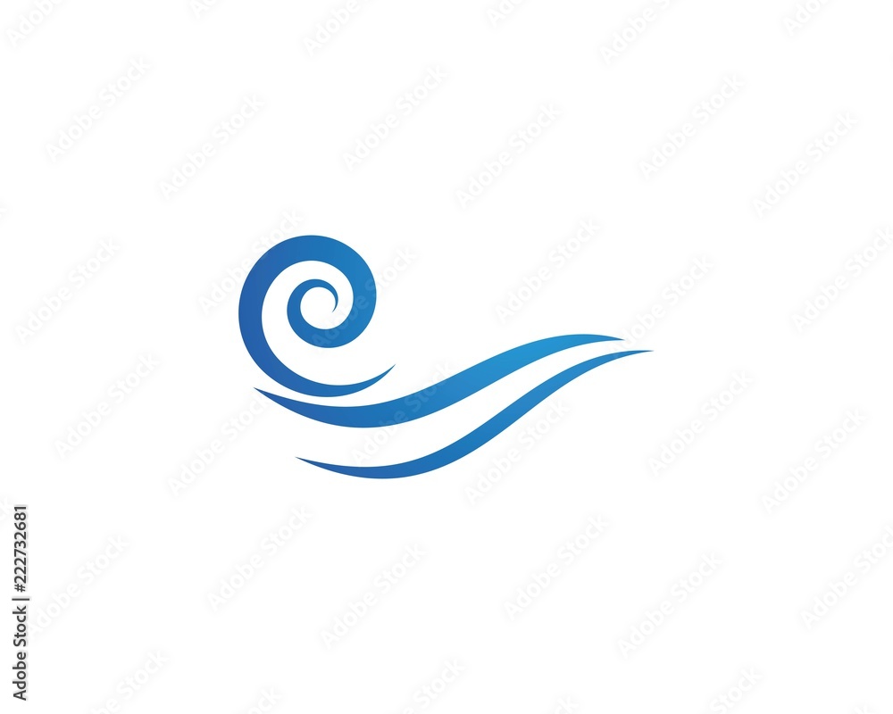 Water Wave symbol and icon Logo Template Water Wave symbol and icon Logo Template