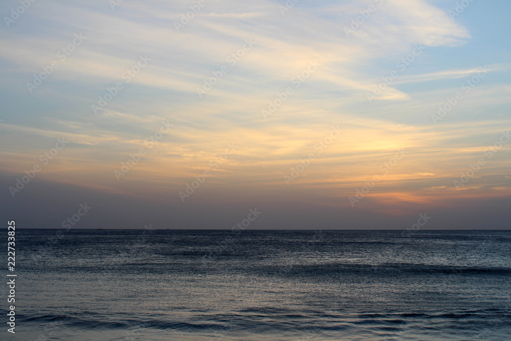 The golden sunrise around Dutch Bay in Trincomalee