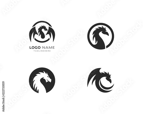 Dragon logo template