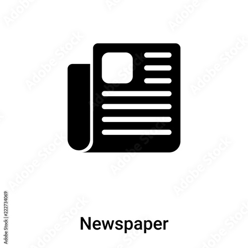 Newspaper Icon Vector Isolated On White Background Logo Concept Of Newspaper Sign On Transparent Background Black Filled Symbol Images Browse 46 Stock Photos Vectors And Video Adobe Stock
