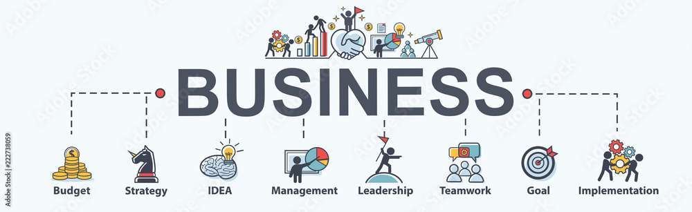 Business banner web icon for business and marketing, budget, money, Strategy, idea, goal and implementation plan. Minimal vector infographic. Business banner web icon for business and marketing, budget, money, Strategy, idea, goal and implementation plan. Minimal vector infographic.