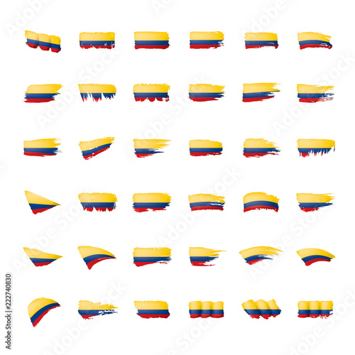 Free Download Colombia flag, vector illustration on a white background. - GFXLoad