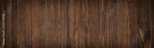 Dark wooden texture. Table or floor made of natural wood, blank background