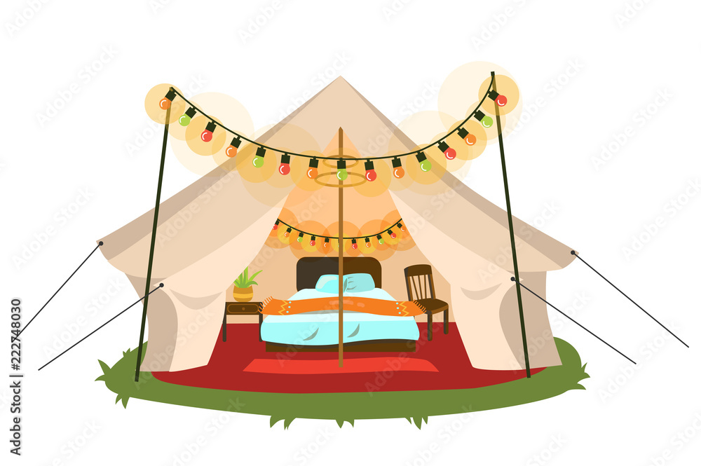 Comfortable marquee with conveniences Comfortable marquee with conveniences