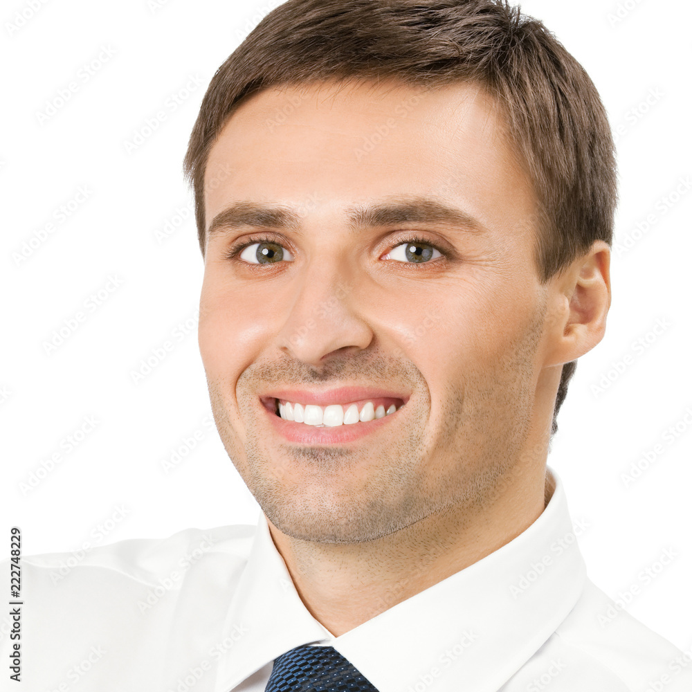 Fototapeta premium Businessman, isolated on white