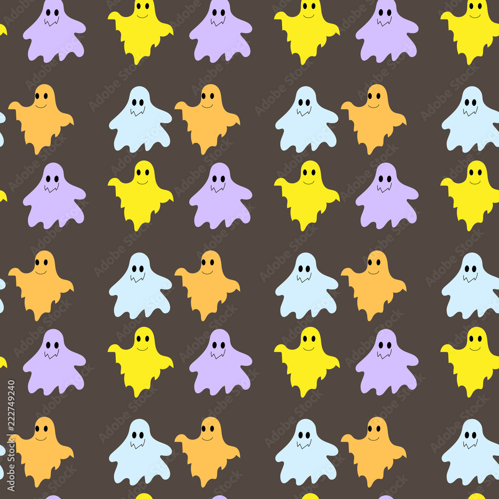 Fototapeta premium Halloween seamless pattern.