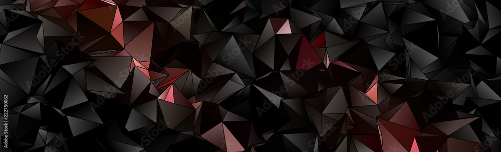 Obraz premium Triangular 3d, modern background