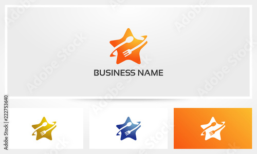 Star Spoon Fork Logo