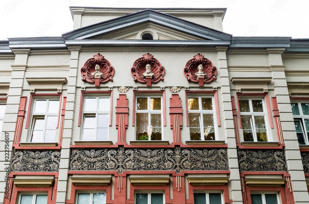 Fototapeta premium facade of an old house