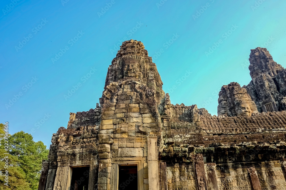 bayon temple angkor wat siem reap cambodia,wonder of the world.