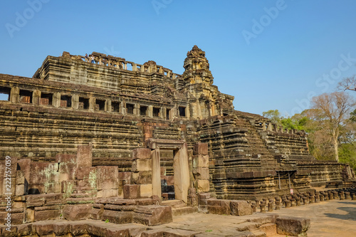 Ancient stone castle in Angkor wat Angkor Thom