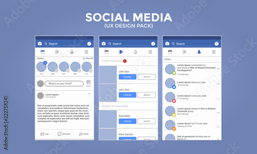 Social Media UX Design Pack