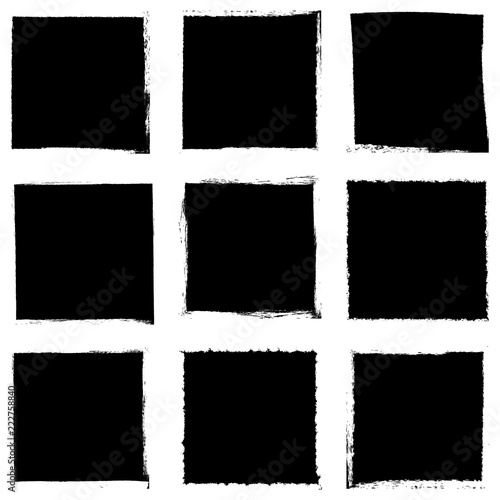 Square Isolated Banners