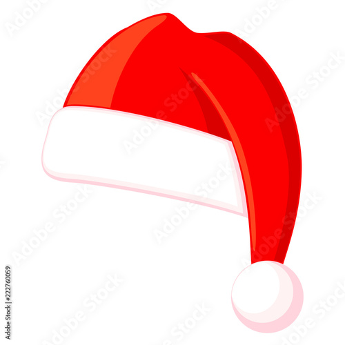 Colorful cartoon christmas hat