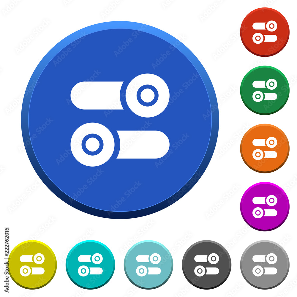Toggle switches beveled buttons Toggle switches beveled buttons