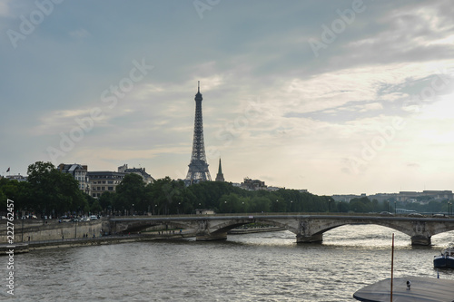 Eiffel tower in Paris.
