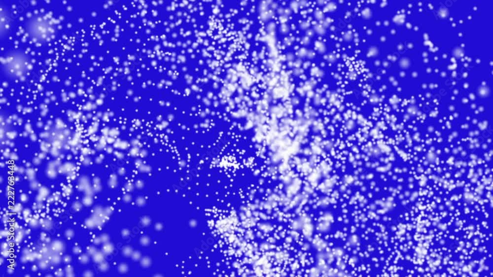 white particles fly on a light blue background. abstraction of space. 3d rendering. depth of field blur white particles fly on a light blue background. abstraction of space. 3d rendering. depth of field blur