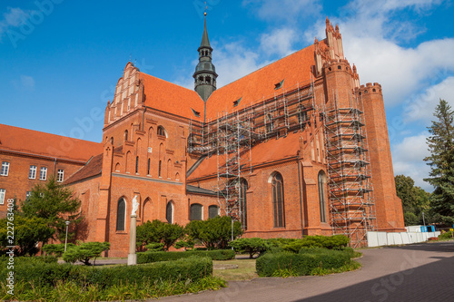 Medieval Gothic Cathedral in Pelplin, Poland