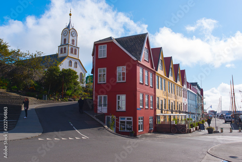 Capital of the Faroe Islands, Torshavn. photo