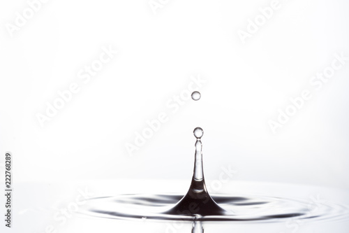 Salpicadura de una gota de agua