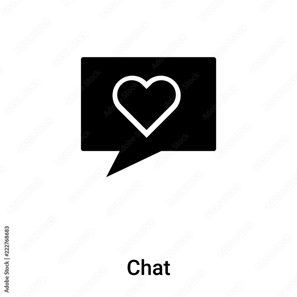 Chat icon vector isolated on white background, logo concept of Chat sign on transparent background, black filled symbol Chat icon vector isolated on white background, logo concept of Chat sign on transparent background, black filled symbol