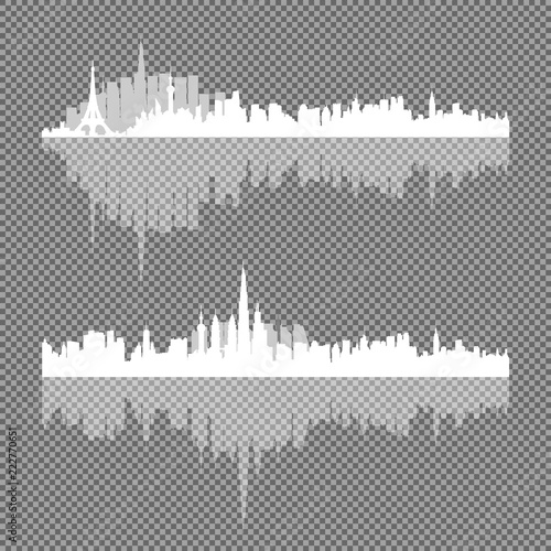 Vector illustration - the silhouette