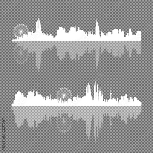 Vector illustration - the silhouette