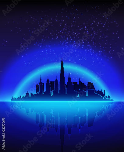 Vector illustration of a city
