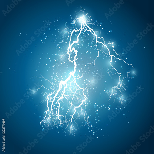 Vector illustration. Transparent light effect