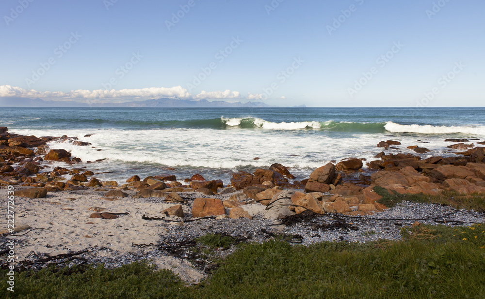 colori invernali in sudafrica sulla spiaggia 