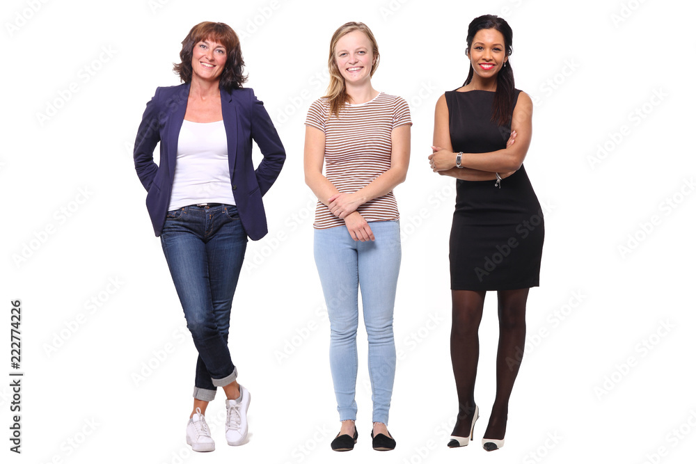 Obraz premium Beautiful group of women